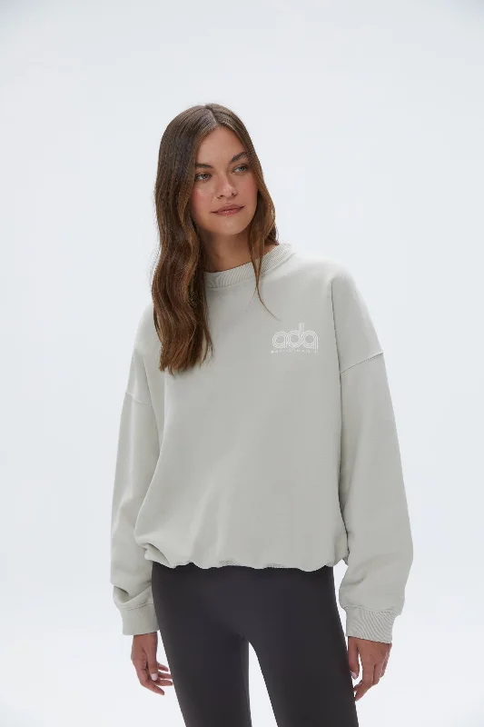 Performance Oversized Sweatshirt - Stone