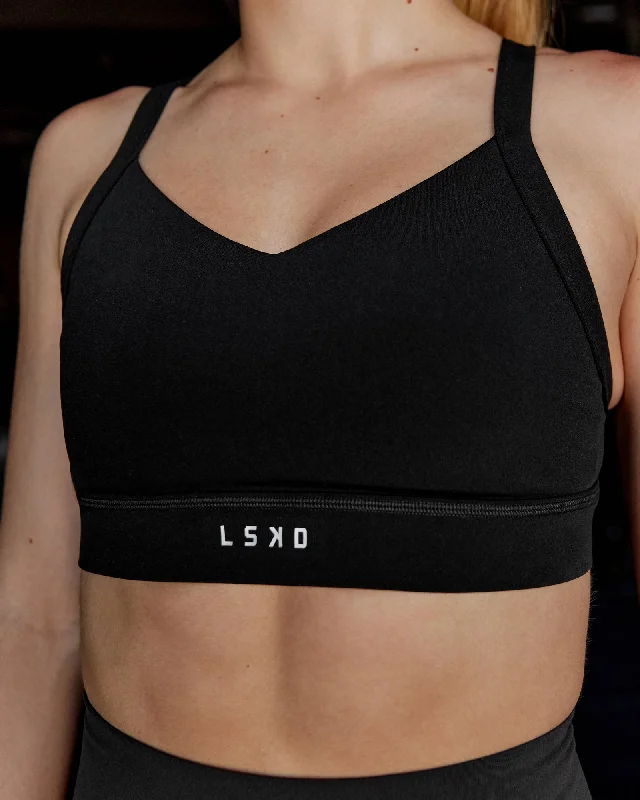 Interval Sports Bra - Black