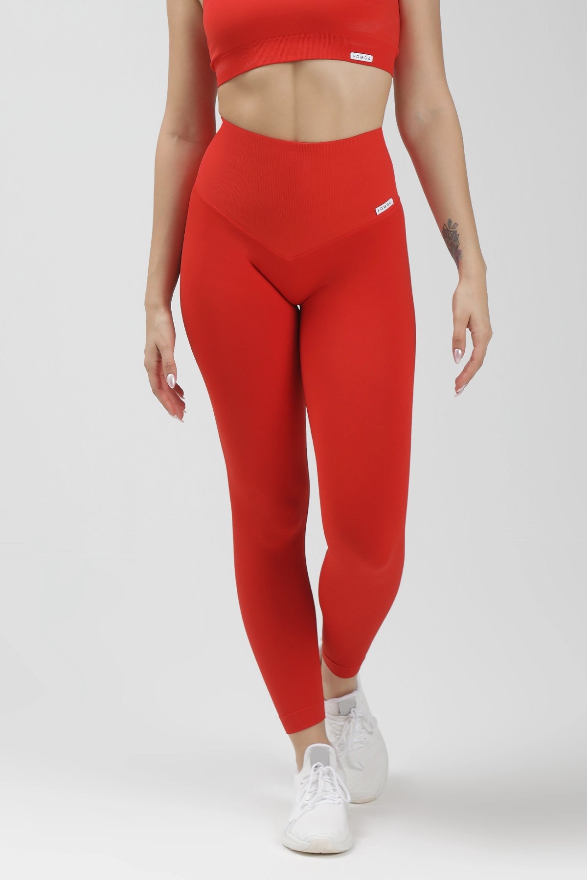 Women's Sports Apparel Leggings Gym Fashion Rosso Fiamma
