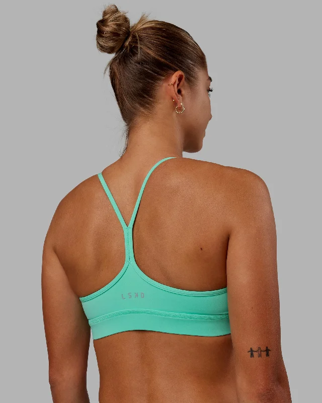 Women's Clothing For Holiday Travel Lift High Neck Sports Bra - Cockatoo