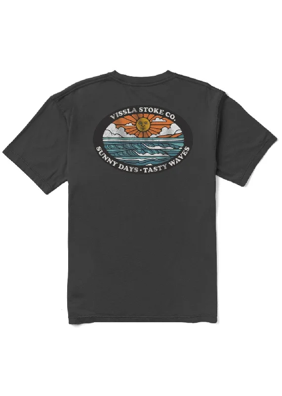 Women's Contemporary Clothing Tasty Waves Premium Organic Pkt Tee