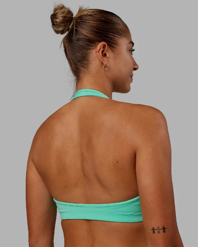 Fashion-Forward Women's Clothing Stamina Halter Sports Bra - Cockatoo
