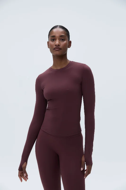 Ultimate Long Sleeve Top - Burgundy