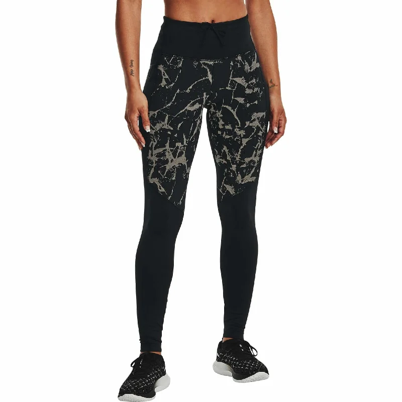 Under Armour OutRun The Cold Womens Long Running Tights - Black