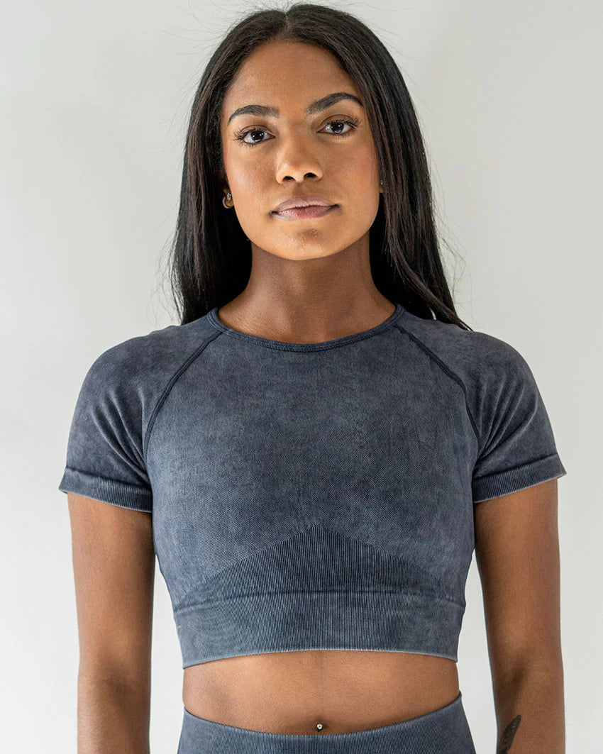 Iron Pulse Luxe Crop (Grey) *FINAL SALE*