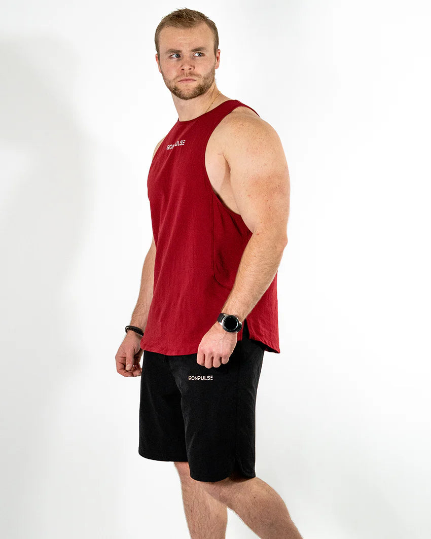 Iron Pulse Men's Red Timeless Tank