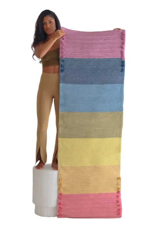 Sustainable Women's Apparel Travel Yoga Mat - Chakra Energy