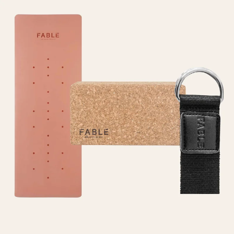 Fable Complete Home Yoga Studio Set - Blush Pink