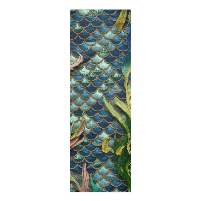 Yoga Mat - Mermaid Scale Party Print