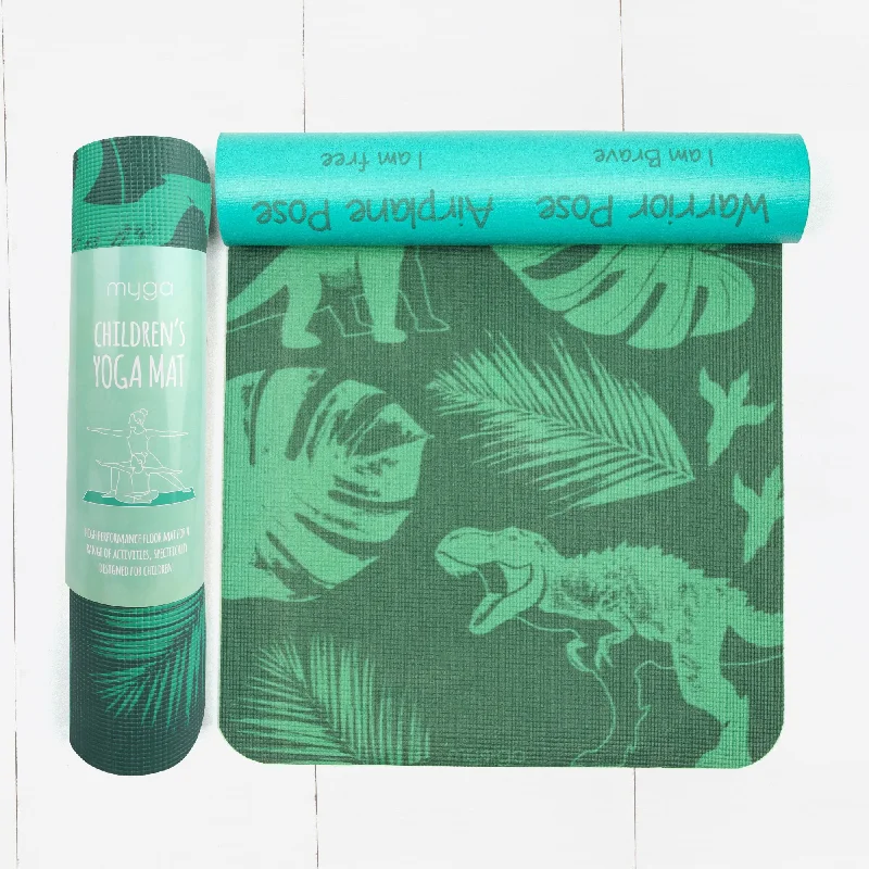 Comfortable Women's Clothes Jurassic Jungle Kids Yoga Mat