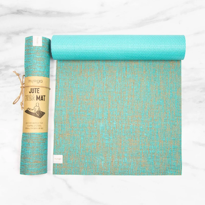 Women's Trendy Clothes Jute Mat - Aqua
