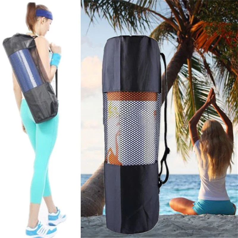 Yoga Mat Bag Portable Yoga Mat Bag Nylon Carrier Washable Adjustable Strap Carry Yoga Belts Z0523